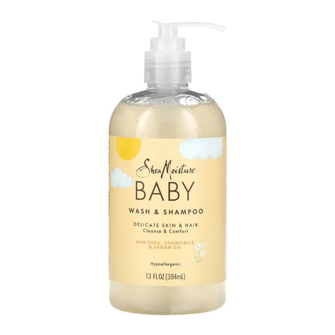 SheaMoisture Baby Wash & Shampoo – Raw Shea Butter, Chamomile & Argan Oil