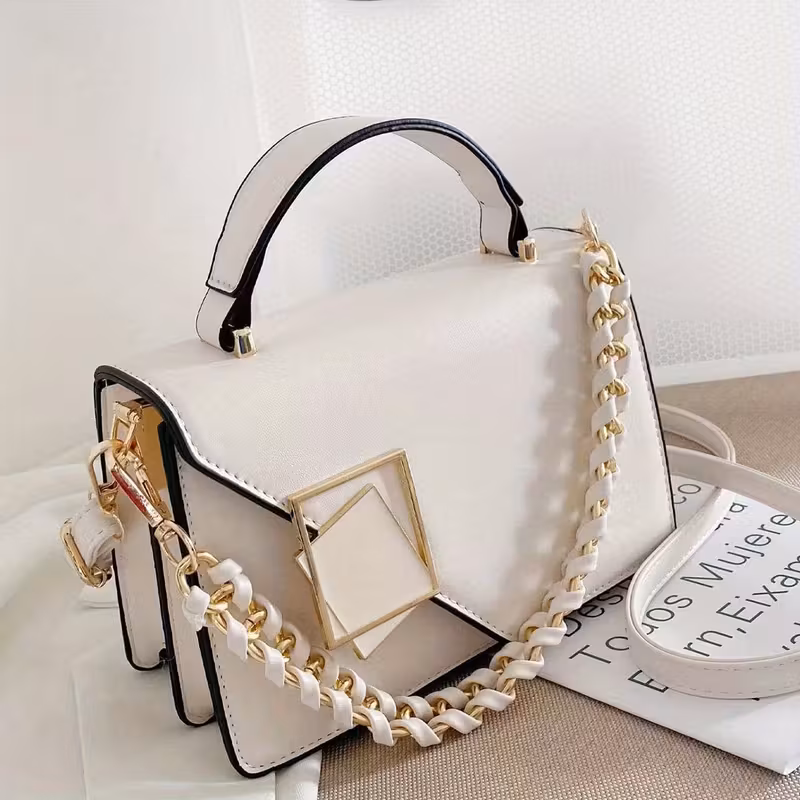 White | Crossbody Shoulder Bags, Tote Bags & Small Square Bags – Various Options