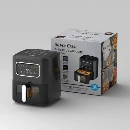 Silver Crest 10L Air Fryer Oven – Glass Window, Digital Touch Screen