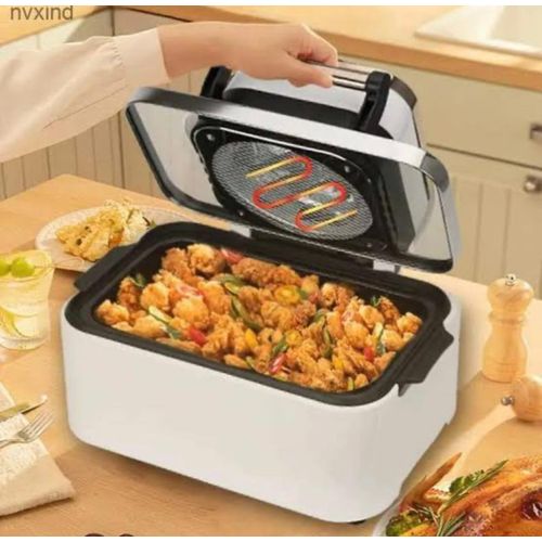 Nine 15L Extra-Large Silver Crest Air Fryer – Digital Touch Oven