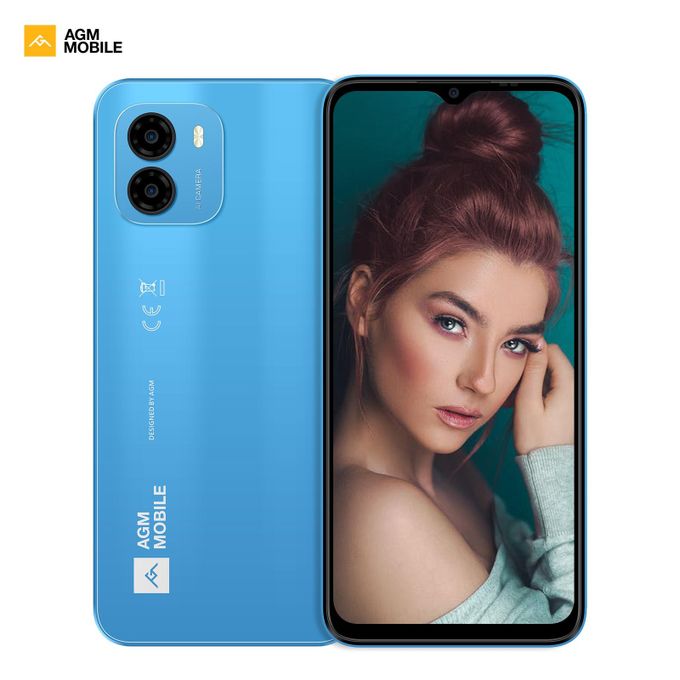 AGM Note N1 6.52" 8GB Base RAM/8GB Extended RAM/128GB ROM Android 13- Blue