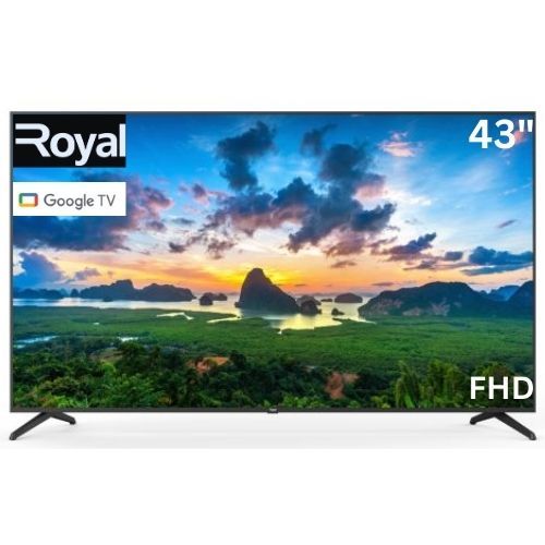 Royal 43 Inches Google Smart + Bluetooth TV (RTV43M10P) + 12 MONTHS WARRANTY