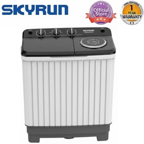 Skyrun 7kg Twin Tub Semi-automatic Washing Machine (SPB80-E05S).