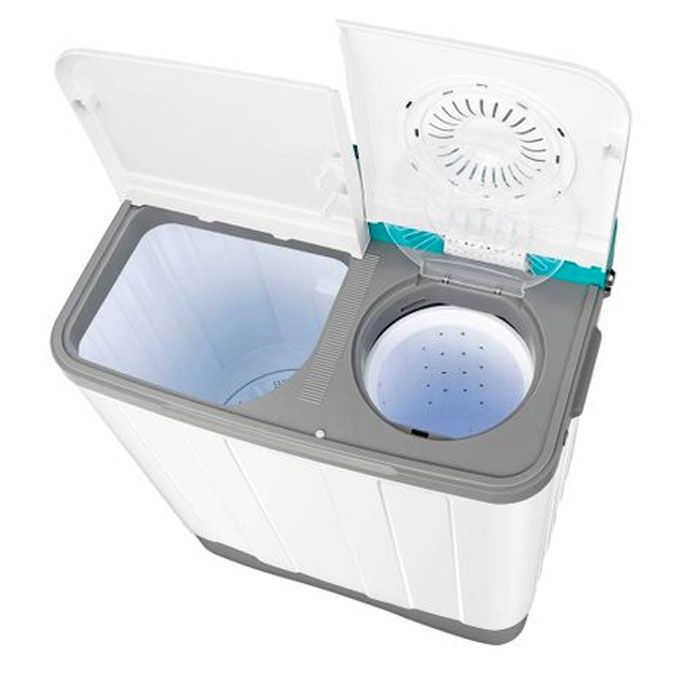 Hisense 11Kg Twin Tub Washing Machine (WM WSRB 113) - White/Green
