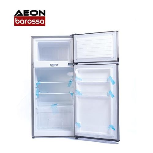 Aeon 85L Double Door Fridge (ART108GJ) - Dark Grey + 1 Year Warranty