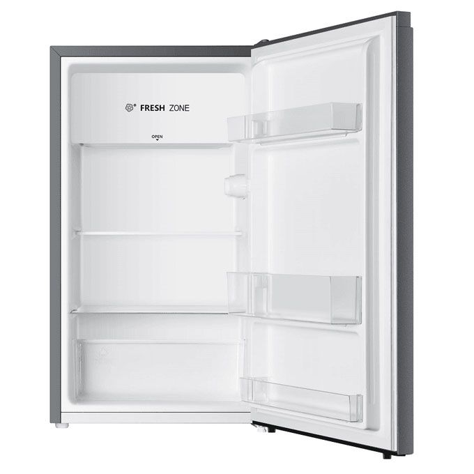 Hisense 90 Litres Single Door Refrigerator (REF 093 DR) - Silver With One Year Warranty