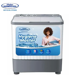 Haier Thermocool 6kg Washing Machine 6kg, Top load Semi Automatic, TLSA06GRY - Grey