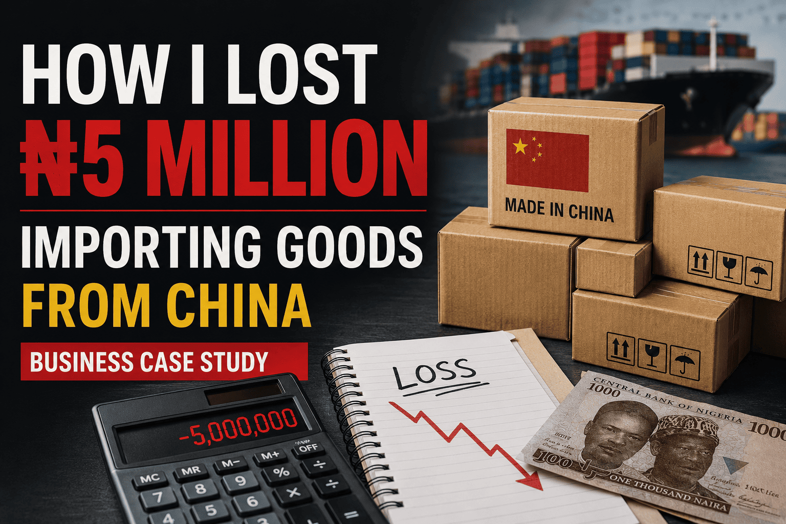How I Lost ₦5 Million Importing Goods from China (Business Case Study)