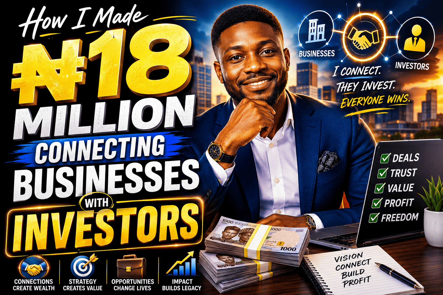 How I Made ₦18 Million Connecting Businesses With Investors