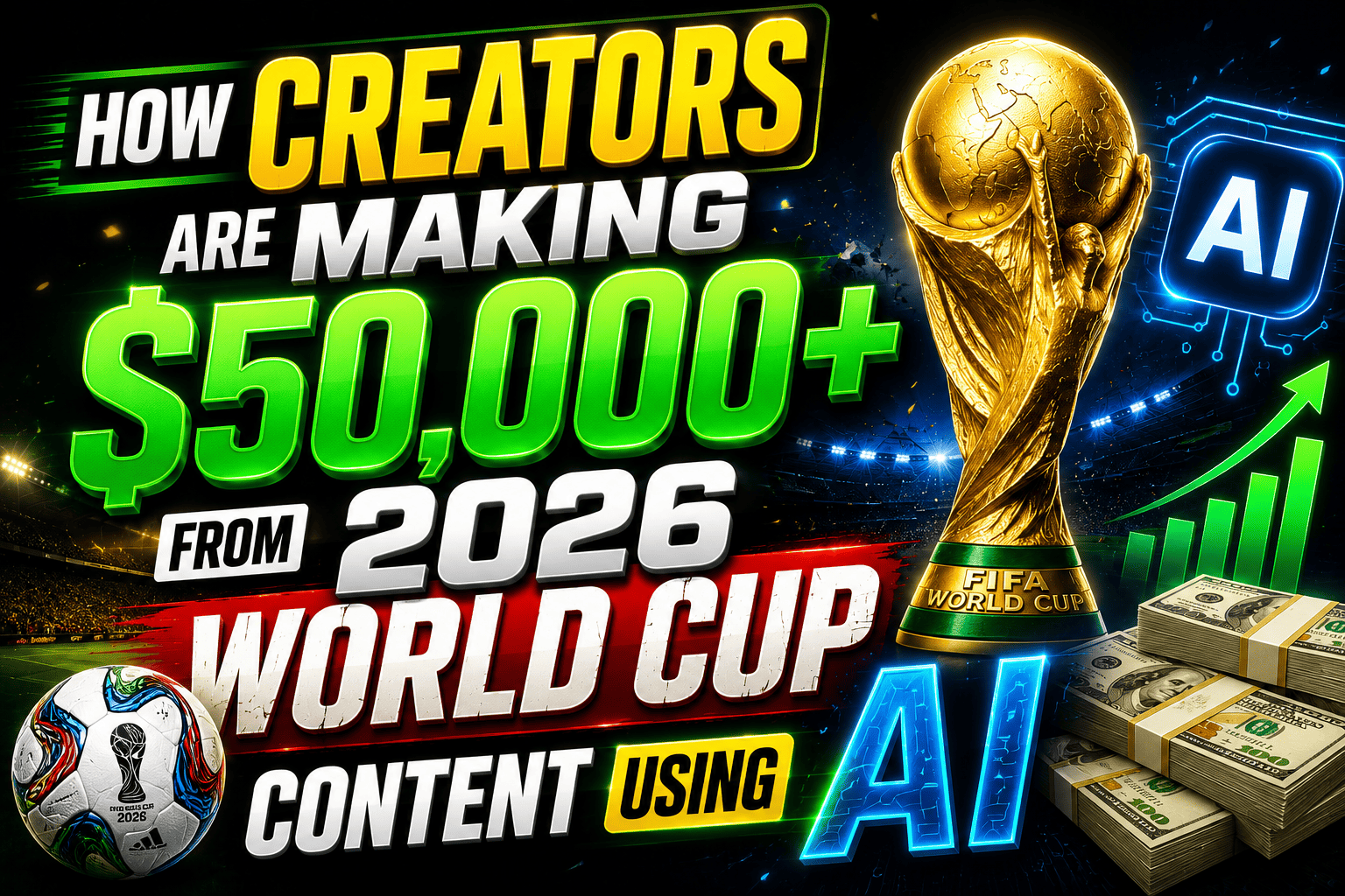 How Creators Are Making $50,000+ From 2026 World Cup Content Using AI